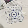 Estilo Europeo Lujo Ligero Moda Serie de Encaje de Hierba Tang Plato de Cena Occidental Exquisito Hueso de China Tazón para Fideos Vajilla Plato de Frutas para Uso Comercial y Doméstico