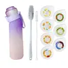 Comercio Exterior 650ml Vaso de Agua Deportivo para Exterior con Vaso de Plástico Perfumado Tritán Vaso Frutal Multiflavores Venta Directa de Fábrica