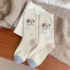 Calcetines de Felpa de Cachorro Rosa Calcetines de Invierno para Mujer Engrosados con Forro Polar Cálidos Sin Costuras de Caña Media para el Hogar Dibujos Animados Calcetines para Dormir