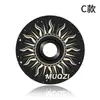 Juego de cuencos para bicicleta MUQZI, cubierta para horquilla delantera de coche, cubierta superior del tubo, cubierta superior, manija vertical, cubierta de aleación de aluminio