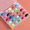 Linha Especial para Máquinas de Costura Domésticas, Linha de Costura de Bobina Pequena, Linha de Costura, Agulha e Linha para Roupas Costuradas à Mão, Shihua Multicolorido