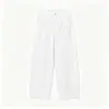 Nuevos Pantalones Casuales de Otoño para Mujer Cintura Elástica Cordón Largo Recto Versátil Tijera Pierna Ancha Pantalones de Mujer