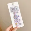 Presilhas de cabelo para bebê, presilhas de tecido fofas de desenho animado que não danificam o cabelo, presilhas de cabelo super fofas para acessórios de cabelo de bebê, presilhas para franja de cabelo curto