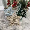 Atacado do Fabricante Flores de Natal, Decorações de Natal para o Festival da Primavera, Flores de Natal, Flores Artificiais Feitas à Mão, Flores de Natal Populares Transfronteiriças