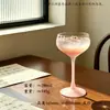 Copa de Cóctel de Diseño de Nicho Alta Apariencia Bebida Especial Ligeramente Intoxicada Copa de Tallo Alto Copa de Champán Vajilla para Bebidas Dulces de Niñas