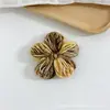 Acessórios de flor de lã de cinco pétalas feitos à mão para roupas, acessórios de cabelo, sapatos, chapéus, flores decorativas, acessórios DIY e materiais para atacado