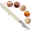 Herramientas para hornear Pan de acero inoxidable Ajuste de licuadora Mango de madera Cuchillo para cortar baguette francesa Cuchillo para cortar pan de arco