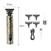 Kemei Cortapelos Eléctrico Profesional Recortador de Cabeza de Aceite Cortapelos de Tallado Barbería Cortapelos Eléctrico Retro Cortapelos Eléctrico de Metal Venta al por Mayor