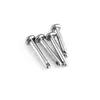 F136 Titânio Rosca Lateral M0.9 Prego Diabo Unha DIY para Lóbulo da Orelha Unha da Orelha Óssea Joia de Piercing Acessórios Liga de Titânio G23