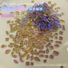 Brillantina de Vidrio Mini Aurora de Moda para Uñas, Cristales de Vidrio Irregulares de Fondo Plano, Decoraciones para Uñas, Venta al por Mayor