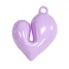 Colgante de Corazón Roto de Acrílico Agujero para Colgar Pintado Joyería DIY de Acrílico Bolsa Cadena para Teléfono Móvil Accesorios de Collar