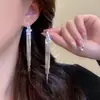 Pendientes Largos con Borlas de Circonita para Mujer, Nuevo Estilo Popular, Lujo Ligero, Diseño Exquisito de Gama Alta, Pendientes y Pendientes de Moda y Versátiles