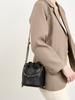 2026 Nuevo Modelo Bolso Cruzado Tipo Cubo Bolso Coreano de Nicho Bolso Versátil Pequeño con Cadena Bolso de Mujer de Piel Genuina