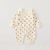 Mameluco para recién nacido, Ropa de mariposa para primavera y otoño todo el año, Pijamas, Ropa interior de manga larga para bebé, Ropa de otoño para bebé con lunares
