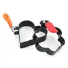 Máquina freidora de huevos de acero inoxidable modelo amor de tortilla para el hogar molde para cortar galletas, pasteles, frutas herramientas de cocina para cocinar