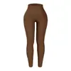 Calças de yoga caneladas outono e inverno europeias e americanas transfronteiriças, leggings de ginástica sem costura, leggings esportivos de cintura alta, vestuário de yoga