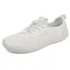 Tênis Esportivos de Cruzamento para Pés Largos para Homens e Mulheres, Sapatos de Malha Fly-Knit de Verão, Sapatos Minimalistas (Barefoot), Tamanhos Grandes Largos e Estreitos, Em Estoque, Preto, Azul Escuro