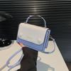 Bolso Cuadrado Pequeño de Patchwork Colorido de Moda, Bolso Cruzado Sencillo, Nuevo Modelo Primavera 2026, Diseño de Nicho, Bolso de Mano Nueva Tendencia