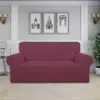 Cojín de sofá de grano de maíz exclusivo transfronterizo, apto para todas las estaciones, color liso simple, funda de asiento de sofá de vellón, respaldo