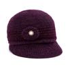 Artículos de cola selección de fugas lana gorra individual invierno forro polar protección auditiva gorra de lana ciclismo cálida punto de señora mayor procesamiento