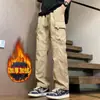 Overol de Otoño e Invierno para Hombre 2025 Pantalones Largos Casuales Holgados de Pierna Recta para Jóvenes Pantalones Deportivos Estilo Casual