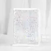 Envío Gratis A5 Transparente Hojas Sueltas Manual Multifuncional Bolsa con Cremallera Libro de Hojas Sueltas Simple Cubierta Suave de PVC Reemplazable