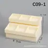 Mini Muebles Artificiales Pequeños Refrigerador Carrito de Comedor Caja Registradora Carrito de Compras Estante para Pasteles y Verduras Estante de Doble Cara Juguetes para Casa de Juego