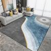 Alfombra para Sala de Estar Nórdica Hogar Sofá Mesa de Café Felpudo Geométrico Simple Dormitorio Manta de Cama Completa Salida de Fábrica
