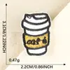 Fabricante Coreano de Waappe Em Estoque Patches de Bordado de Comida de Desenho Animado Acessórios de Roupa DIY Patches Decorativos Termocolantes Patches de Tecido