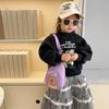 Bolso de pecho japonés para niños y niñas, mini bolso cruzado con estampado de dibujos animados, estilo extranjero, 2025