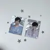 Cheng Yi Ondas de Água Branco Magnético Cartão Flash Celebridade Anime Card DIY Laser Prata Brilhante Auto-Impresso Estampagem a Quente Impressão