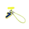 Novo Strap de Celular Pingente Digital de Couro da Huayang, Chaveiro Criativo Personalizado para Bolsa, Acessório Fofo