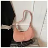 Bolso plisado transfronterizo para mujer, gran capacidad, nuevo bolso cruzado retro de nicho Otoño e Invierno 2026, bolso de hombro único tipo albóndiga para debajo del brazo