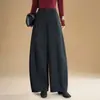 Calça Larga Color Sólida da Moda para Mulheres, Nova Coleção Outono 2026, Cintura Alta, Afina o Corpo, Cobre o Quadril, Versátil, Casual
