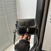 Bolsa pequena francesa de nicho feminina primavera e verão 2025, nova bolsa transversal Sense Mini de alta qualidade, bolsa vermelha explosiva para todos os gostos