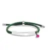 Pulsera Personalizada con Logo de Publicidad Transfronteriza, Pulsera Tejida de Acero de Titanio Grabado con Diamantes Púrpuras Multicolor para Regalo de Vacaciones