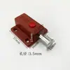 Herrajes para muebles botón automático cerrojo de puerta ventana pestillo de resorte de plástico pestillo de puerta pasador de puerta de gabinete hebilla de resorte para puerta