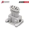 282686-1 conector de coche tipo TE de 3 orificios gris conector de enchufe de funda de terminal hembra de válvula impermeable