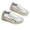 Populares zapatillas de entrenamiento alemanas ligeras de suela blanda para mujer, nueva colección de verano 2026, zapatillas deportivas y casuales versátiles y transpirables, zapatillas blancas