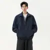 Chaqueta con cuello alto para hombre, nuevo abrigo de alta calidad para primavera y otoño, chaqueta de béisbol deportiva casual, prenda superior de alta gama para hombre