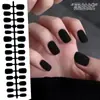 Uñas Postizas Portátiles Estilo Ballet Cortas de PMMA, Piezas de Uñas Pre-dimensionadas, Parches de Uñas con Arte Terminado, Arte de Uñas de Color Sólido Hecho a Mano, Removibles, Al Por Mayor