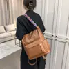 Mochila Estilo Nuevo 2026, Mochila de Moda para Mujer, Bolso de Mano Multiusos, Bolso de Hombro, Bolso Cruzado, Mochila Escolar para Estudiantes de PU Estilo Coreano