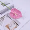 Flor simulada sola EV tacto de mano palma roja guía de camino de boda tienda de flores actividad material de flor suave decoración del hogar arte floral