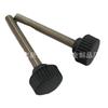 Fabricante de origen 15 mm/M5 Acero inoxidable Recto moleteado Tornillos de cabeza de goma Tornillos apretados a mano Pernos de manija