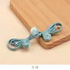 Botão Cheongsam Hanfu Novo Estilo Chinês Botão de Flor Orelha de Coelho Pérola de Jade Acessórios de Tecelagem Artesanal Hanfu Traje Tang para Mulheres