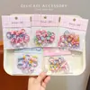 Gomas para el pelo de pulgar de colores de caramelo de dibujos animados para niños, Diademas para bebé, Gomas elásticas de alta elasticidad para niñas pequeñas, Cuerdas para el pelo para niñas