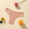 Novas Calcinhas de Algodão Puro com Fio para Mulheres Cor Sólida Cintura Baixa Renda Respirável Camada Dupla Roupa Íntima para Meninas Fornecimento Direto da Fábrica