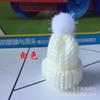 Ventas directas de fábrica sombrero de lana hecho a mano adornos pequeños combinación de moda materiales de decoración para sombrero pequeño diy anillo para el pelo pasador