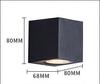 Lámpara de pared exterior impermeable para pasillo, escaleras, patio, puerta, lámpara de pared exterior, lámpara LED impermeable, balcón