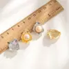 Accesorios para Colgantes DIY de Perlas Soporte Vacío Broche de Colgante Tipo Aguja Accesorios de Colgantes Redondos Planos Japoneses y Coreanos 8-10mm